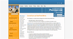 Desktop Screenshot of professay.com