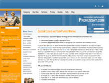 Tablet Screenshot of professay.com